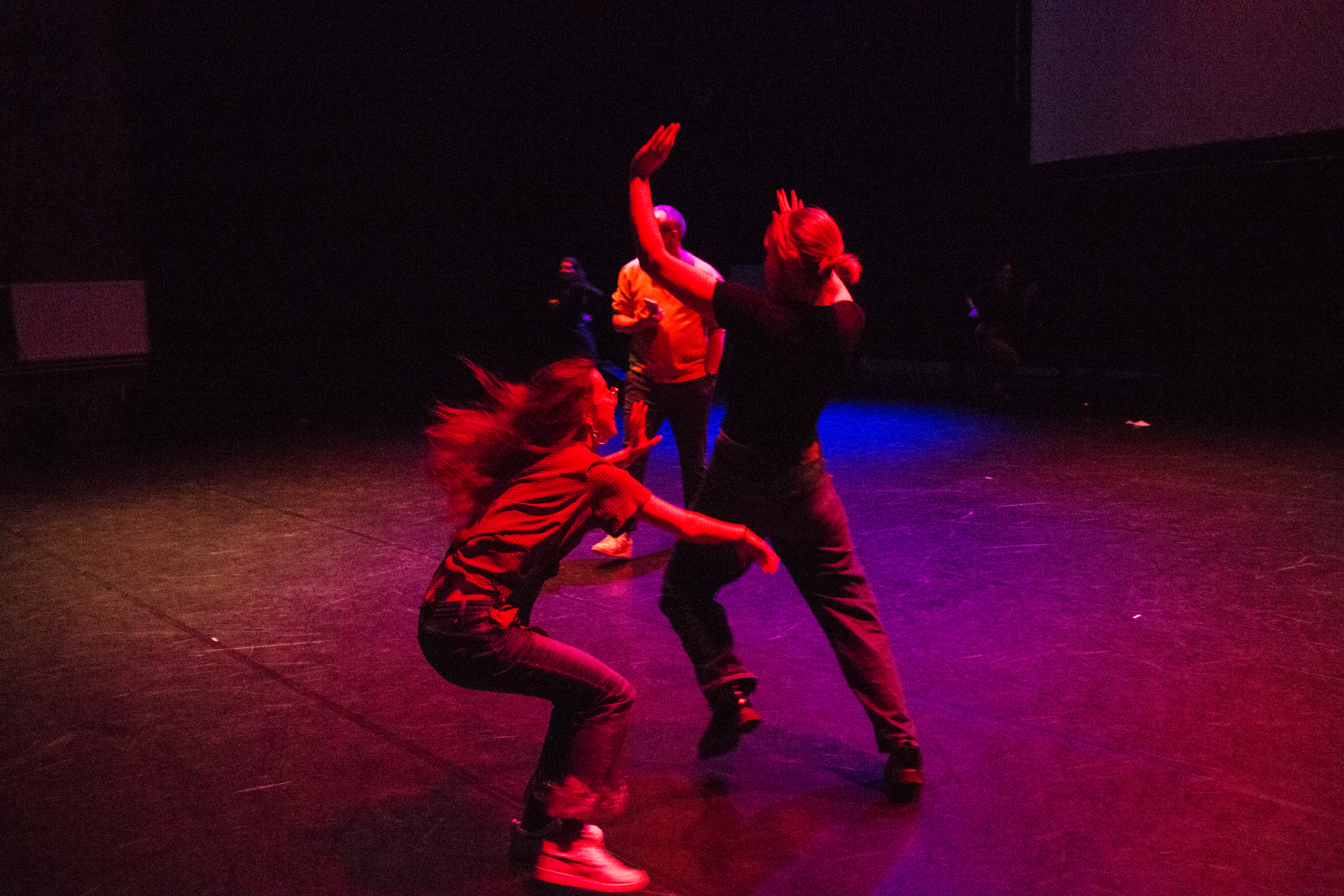 A picture of talented artists during Budapest's workshop