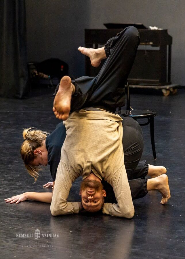 A picture of talented artists during Budapest's workshop