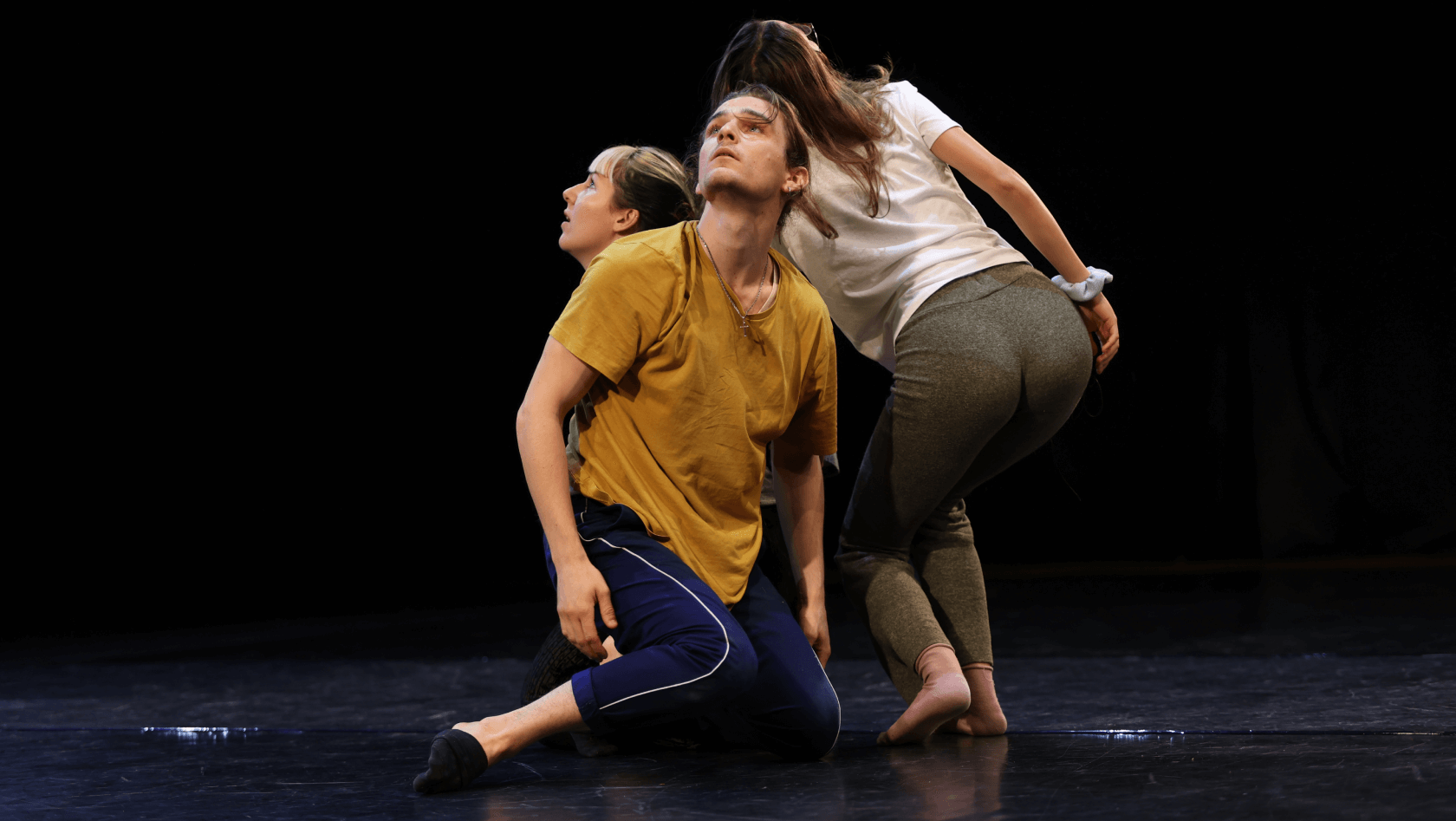 A picture of talented artists during Zagreb's workshop